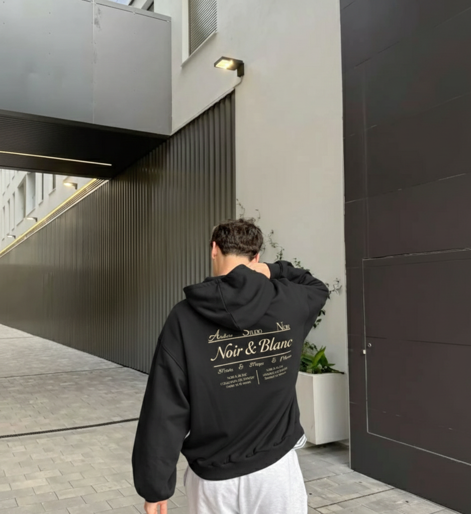 Noir et Blanc Winter edition Hoodie