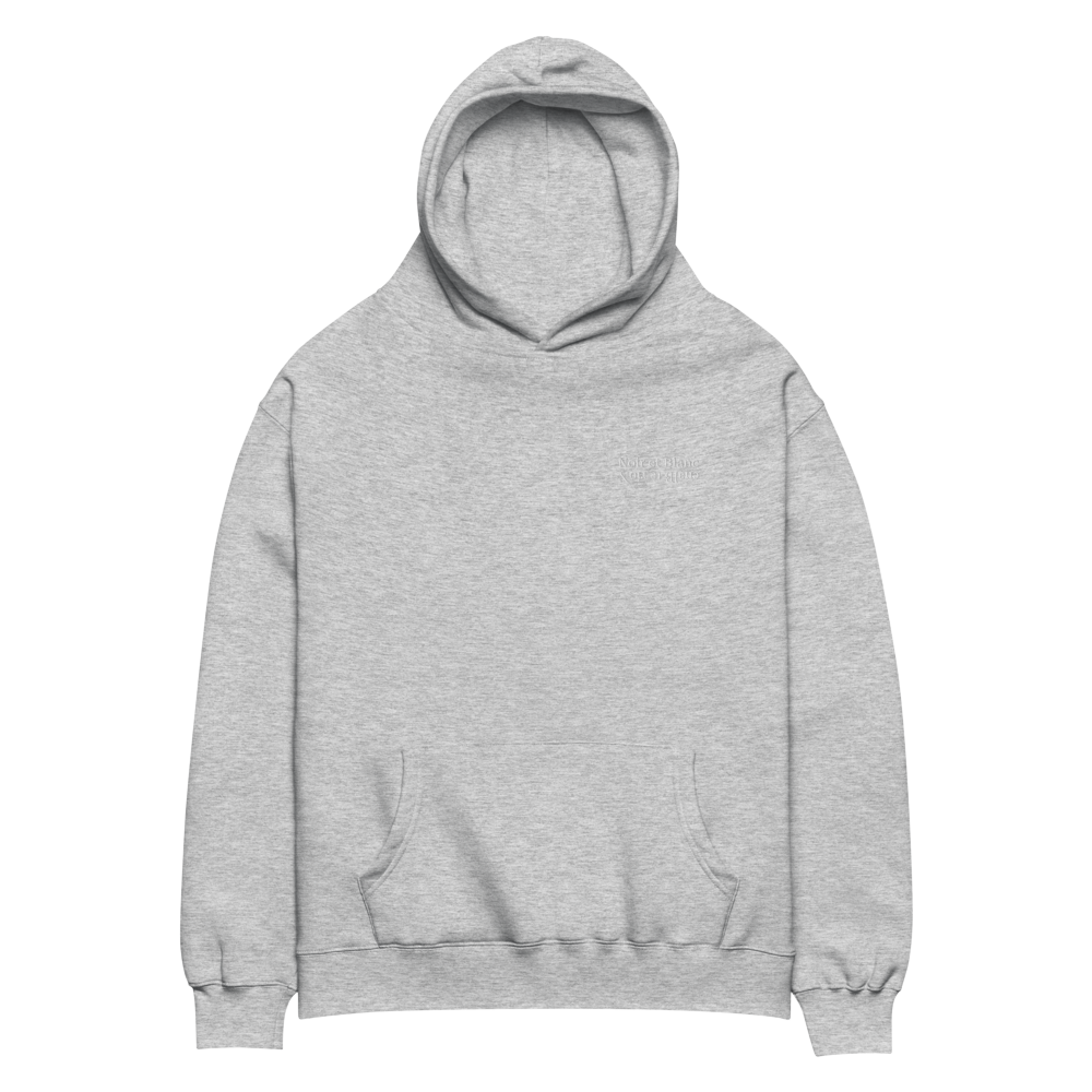 Noir & Blanc simplicity hoodie